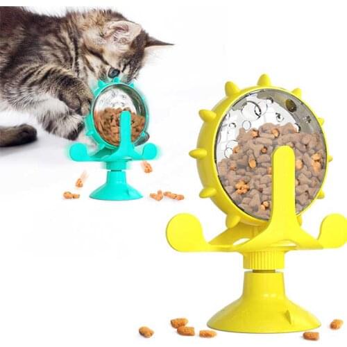 Interactive Treat Leaking Toy for Small Dogs Original Slow Dog Feeder Funny Dog Wheel Pet Products Accessories for Dropshipping