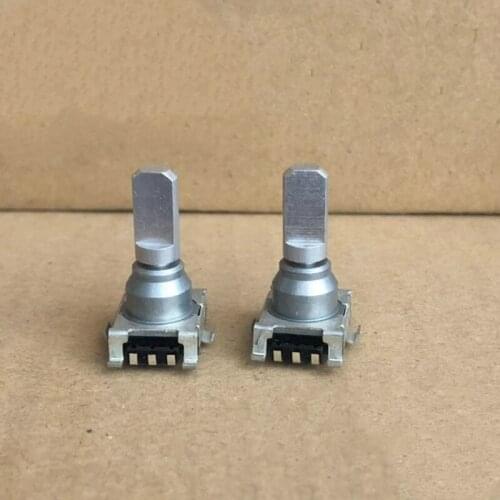1 Piece EC11 Patch Type Encoder With Push Switch Shaft Length 20MM 30 Positioning 15 Pulses