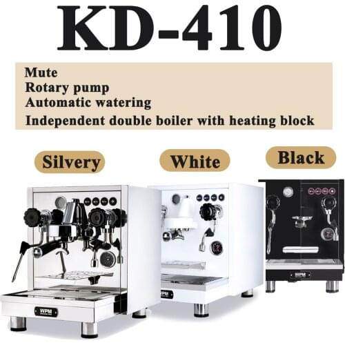 Welhome/WPM KD-410 coffee machine professional commercial Italian semi-automatic rotary pump steam milk foam cafeteria