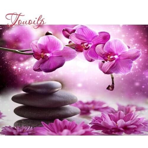 5D Square&round full Drill Magnolia stone Diamond Embroidery 5D Diamond Painting Cross Stitch Picture Rhinestone Diamond Mosaic