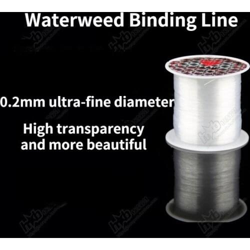 2pcs Waterweed tie line Moss line Waterweed glue aquarium plants live aquarium grass accessories fish tank decorations