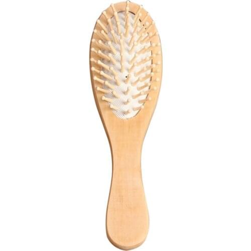 Massage Health Lotus Wood Comb Solid Wood Tooth Comb Massage Hair Care Anti-Static Wood Comb Wooden