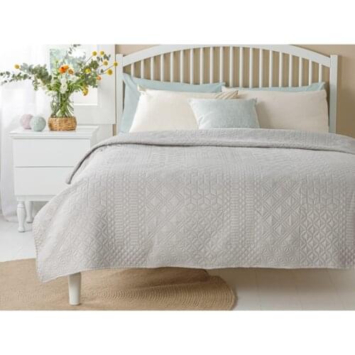 English Home Crystal Patch new season 2021 very beautiful Single Multipurpose Bedspread 160x220Cm Gray 10030911