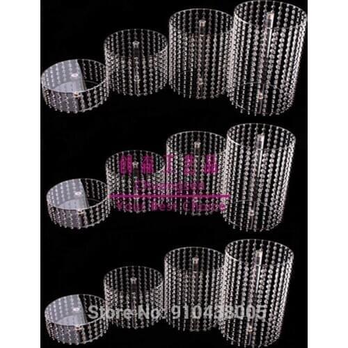 Flower Stand Celebration Cakestand,Plastic Cake Stand Acrylic Cake Stand,Decor Cake Rack Acrylic Centerpiece Bead Cakeholder