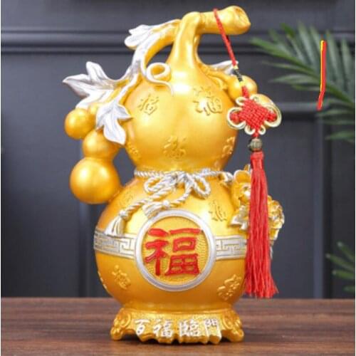 Select Style Resin Gourd piggy bank ornaments for adults childrens piggy bank for household use, lucky creative gifts