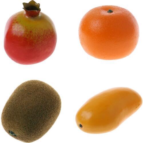 Lifelike Artificial Kiwi/Pomegranate/Orange/Mango Fruits Simulation Fake Fruit Disply Home Party Decoration shopping malls decor