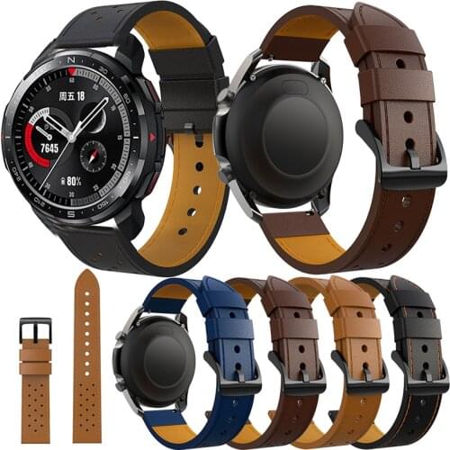 Watchband Strap for Huawei Watch GT GT 2 Pro/ GT2 46mm/ Honor GS Pro magic 2 Watch BandS Leather Bracelet Sport Wristband Correa