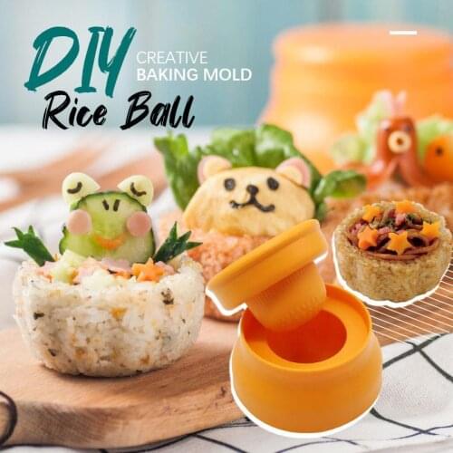 DIY Rice Ball Creative Mold Japanese-Style Round DIY Rice Mould Household Kitchen Gadgets Childrens Rice Bento Sushi Maker