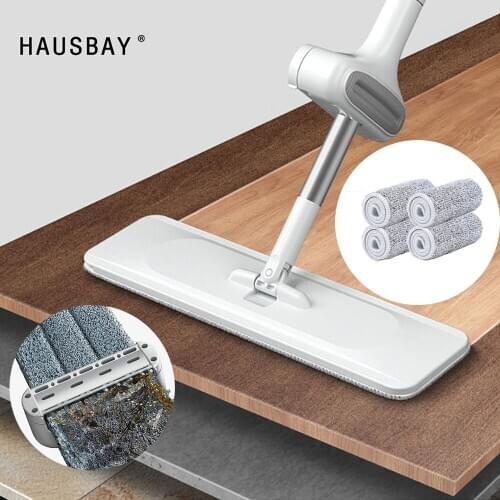 Hands-Free Wash Squeeze Mop Wash for Floor Clean House Cleaning Flat Mop 360 Rotating Cleaner Tools Household Lazy Floor Mop