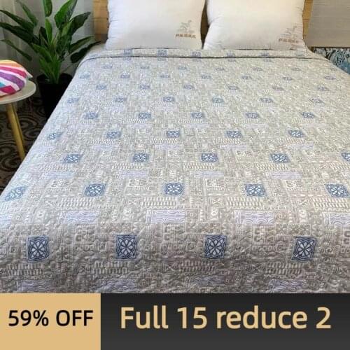 Foreign trade export tail cargo clearance quilted bed cover multifunctional quilted bed sheet single piece bed blanket crawling