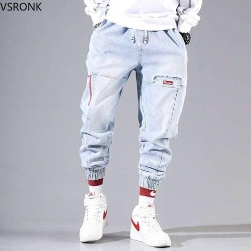 VSRONK Mens Autumn Jeans