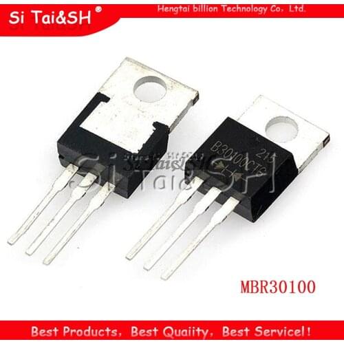 10pcs MBR30100 TO220 MBR30100CT TO-220 MBRF30100CT MBRF30100 B30100G new and original