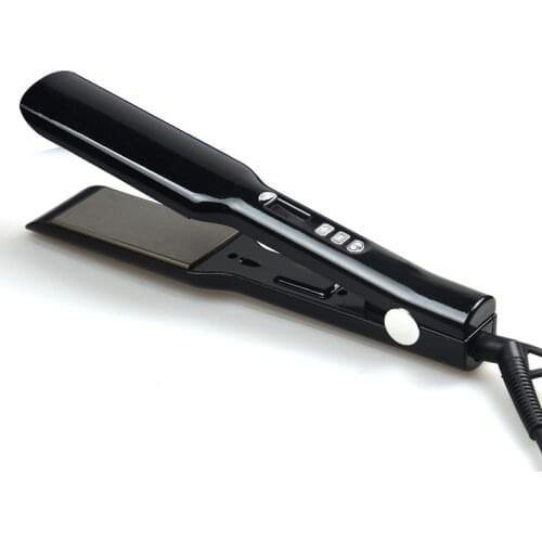 Professional 2 in 1 Portable Hair Curler Hair Straightener Flat Iron Hairs Straightening Corrugated Iron Styling Tools