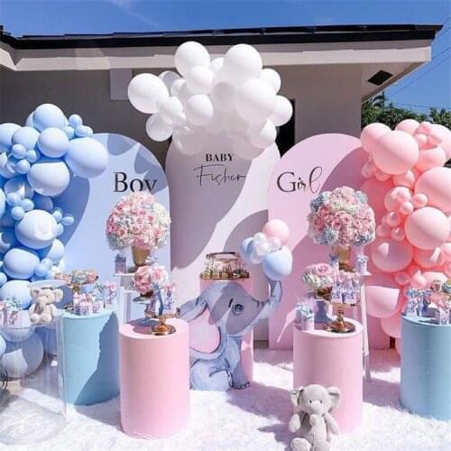 241pcs Macaron Pink Blue Balloons Arch Garland Kit Birthday Wedding Party Decoration Pastel Candy Color Baby Shower Globo Gift