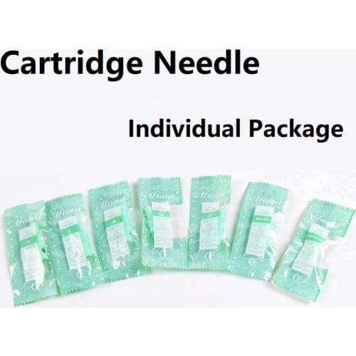 30/50/100Pcs 8mm Microblading Cartridge Needles Disposable Sterilized Screw Tattoo Needles for Charmant Permanent Tattoo Machine