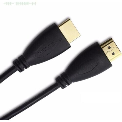 500PCS/LOT HDMI Cable Video Cables Gold Plated 1.4 1080P 3D Cable for HDTV Splitter Switcher 0.5m 1m 1.5m 2m 3m 5m 10m 15m