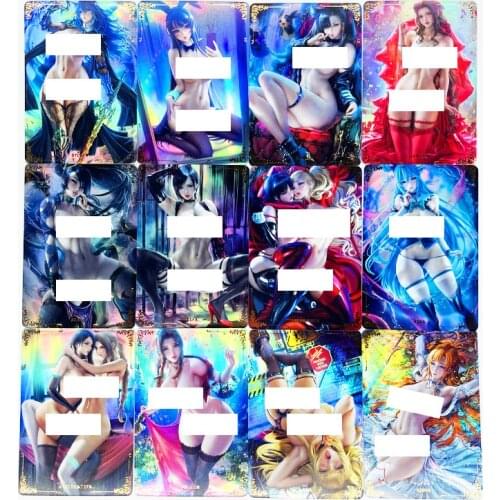 55pcs/set ACG Dragon Ball Nude Demon Slayer Kimetsu No Yaiba Toys Hobbies Hobby Collectibles Game Collection Anime Cards