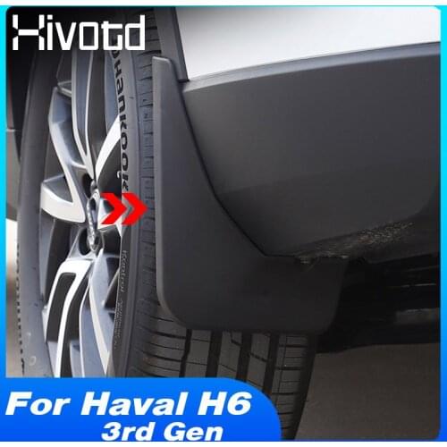 Car Mudguards For Haval H6 3th-Generation 2021 Accessories Mud Flaps Splash Guard Plastic Fender Cover Exterior Protection Parts