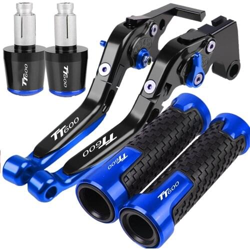 For YAMAHA TT600 TT 600 TT-600 T-T600 2000 2001 2002 2003 Motorcycle CNC Aluminum Brake Clutch Lever Handlebar Handle Grips Ends