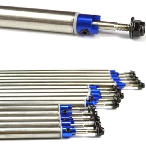 Free Shipping 2 Sets 3/4mm RC Boat Shaft Stainless Steel Propeller Drive Shaft 100/150/200/250mm Spare Part For RC O Boat/Yacht