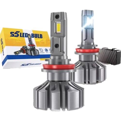 Fanless Led Headlight S5 H8 H11 HB4 9006 9012 H4 H7 HB3 9005 Car Fog Light Bulb 60W 12V 6500K Canbus Auto Led Headlight Lamp