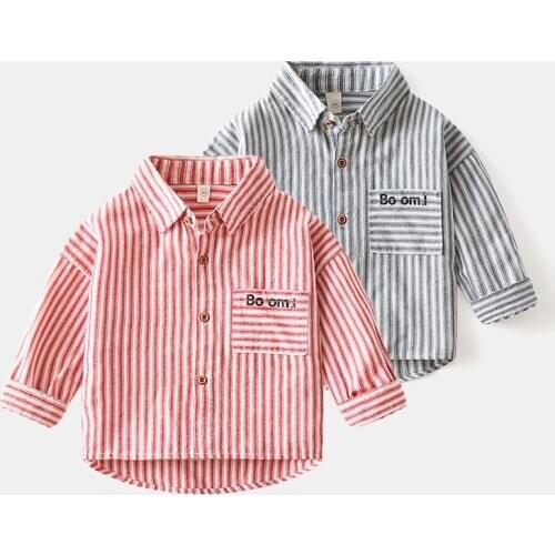 BINIDUCKLING Long Sleeve Shirts For Boys