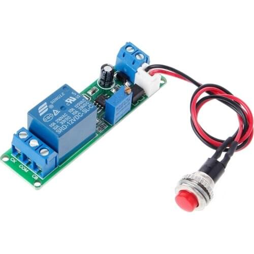 DC 12V Timing Timer Delay Turn OFF Switch Relay Module 1~10s Adjustable