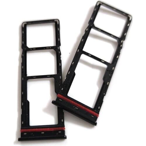 Sim Tray Holder For Infinix Hot 8 / Hot 8 Lite X650 SIM Card Tray Slot Holder Adapter Socket Repair Parts