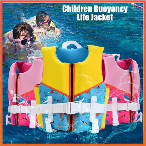 MANNER Kids Children Buoyancy Life Jacket Vest Kids Boys Girls Buoyancy Safety Vest Life Jacket For Water Sport Beach Swimming