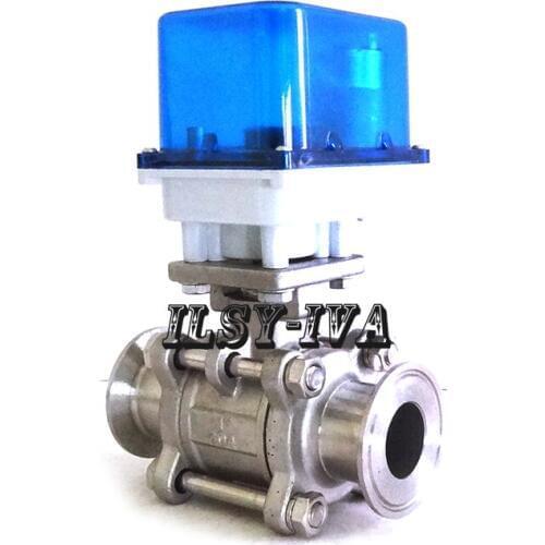 Two way DN15~DN25 motorized ball valve,DC12V/DC24V Stainless steel electric ball valve