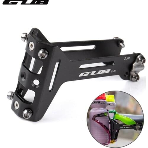 GUB Bicycle Double Bottle Cage Conversion Seat Aluminum Alloy Rear-mounted Adapter Mount MTB Road Bike Water Bottle Bracket