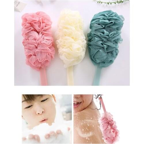 1PC Bath Brush Practical Body Scrub Bath Back Brush Shower Long Handle Bath Ball