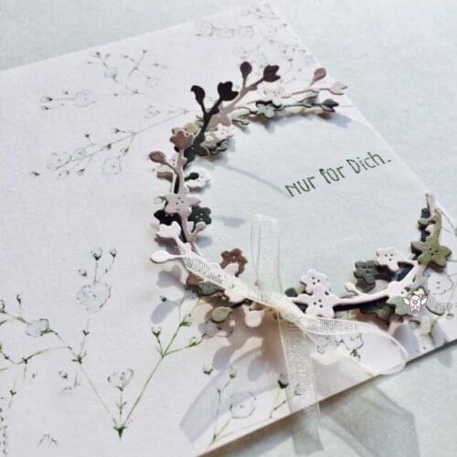 PP Craft metal cutting dies cut die mold New Flower branch leaves Scarpbook paper craft knife mould blade punch stencils dies