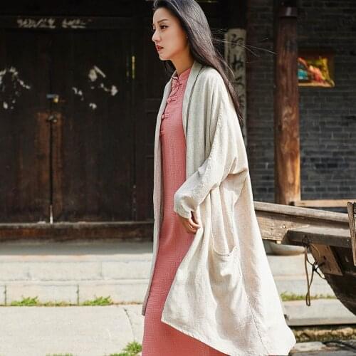 NINI WONDERLAND Women's Long Trench Coats