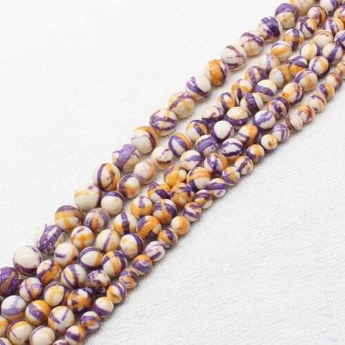Wholesale 4-12mm Multi-Color Stripe Jaspers Round loose beads 15" bjs5, For Jewelry making, can mixed wholesale