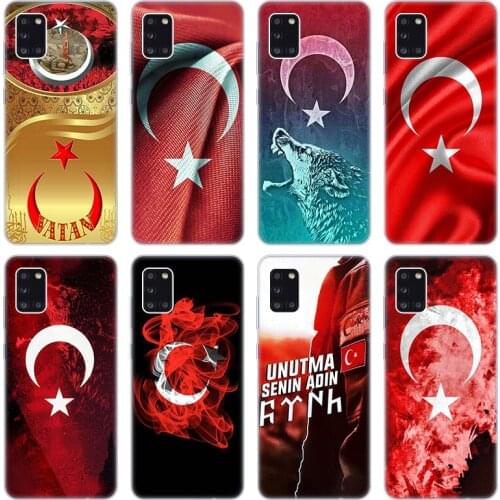 Turkey Turkish Flag Soft Case for Samsung Galaxy A02 A10 A11 A12 A20 A20E A21 S A22 A30 A31 A32 A01 Core Silicone Cover