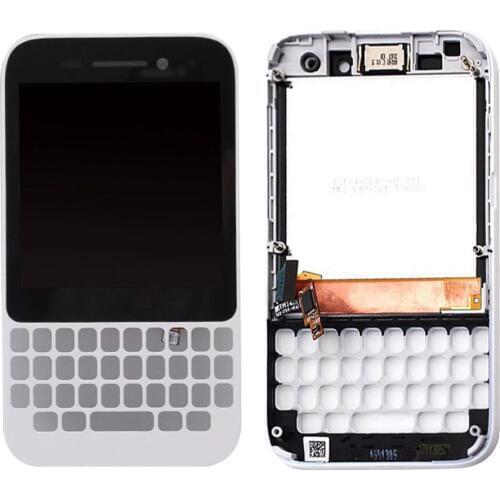LCD Screen and Digitizer Full Assembly with Frame for BlackBerry Q5