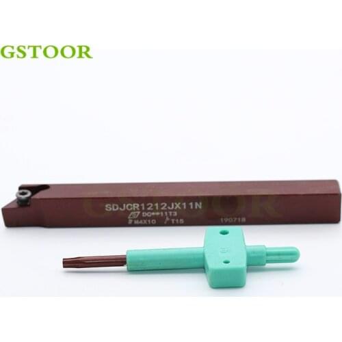 1PC SDJCR 1010JX11N SDJCR1212JX11N SDJCR1616JX11N spring steel turning tool holder CNC lathe cutter high quality machining