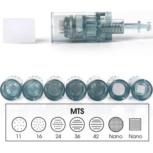 10Pcs Dr.Pen M8 W/C Derma Pen Cartridge Needle Microneedleing 11 16 24 36 42 Pin 3D Nano 5D Round Acne Marks Face Skin Care MTS