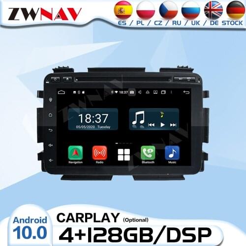 2 Din DSP Android Multimedia Radio Receiver For Honda HRV HR-V VEZEL 2014 2015 2016 2017 Audio Stereo Video Player GPS Head Unit