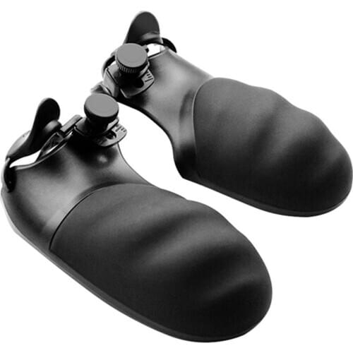 2PCS Anti-slip Handle Grip Cover Shell for Playstation 4 PS4 Game Handle Controller game Accessories