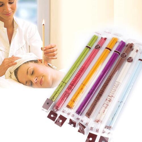 20/ 50 /100 pcs Natural Ear Candling Healthy Care Ear Candle Treatment Wax Removal Cleaner Ear Coning