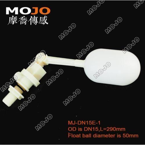2020 MJ-DN15E-1 plastic water float valve ball, ball float check valve, G1/2 diameter water float