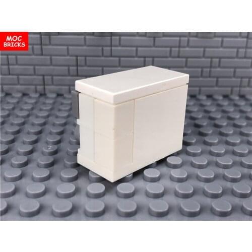 5 sets/lot MOC Bricks Ptinted food DIY Electric oven Hot Dog bread Sushi Lattice Pie Pizza Slice Building Blocks Toys kids gifts
