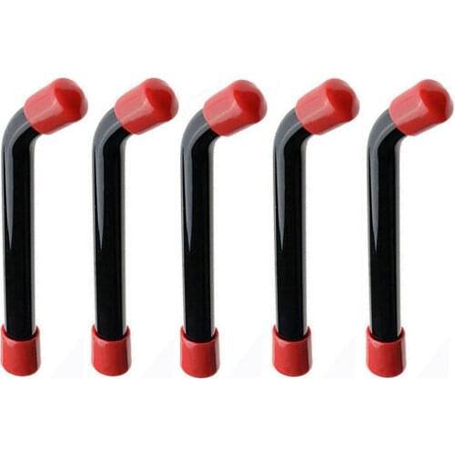 5pc Universal Dental Optical Fiber Guide Rod Tips For Dental LED Curing Light Lamp 8mm