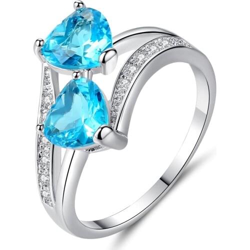 Кольца с фианитами для женщин CiNily China At AliExpress