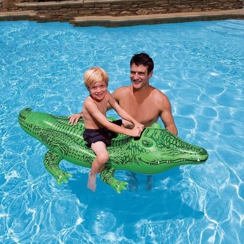 Crocodile PVC Floating Row Children Water Floating Seat Summer Swimming Water Kid Giant Inflatable Pool Toys