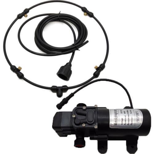 E069 DIY New Design Low Pressure Misting System Kits, Misting Fan Ring 8/10/12/14/16 inch Fan Ring
