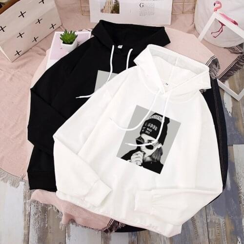 Cotton Sweatshirt Hoodies Female Tops Thicken Streetwear Casual Spring Women Oversized Clothes Draw String Punk Cool Girl худи