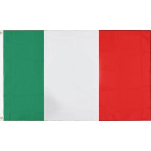 JiaHao 100% Polyester High Quality Wholesale Stock 3x5ft Italy Flag